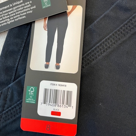 Banana Republic Women's High-Rise Twill Pants Stretch Cotton Blend Size 8 NWT - Picture 4 of 15